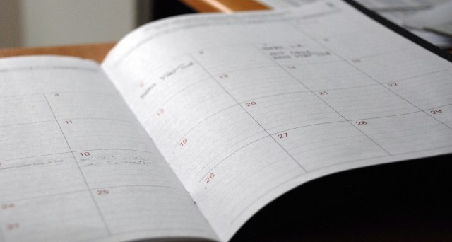 Calendar and/or schedule