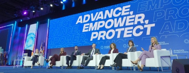 Advocacy leaders on stage