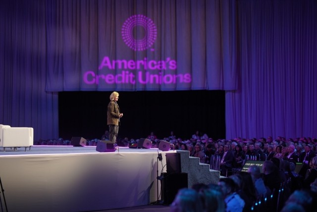Brene Brown onstage