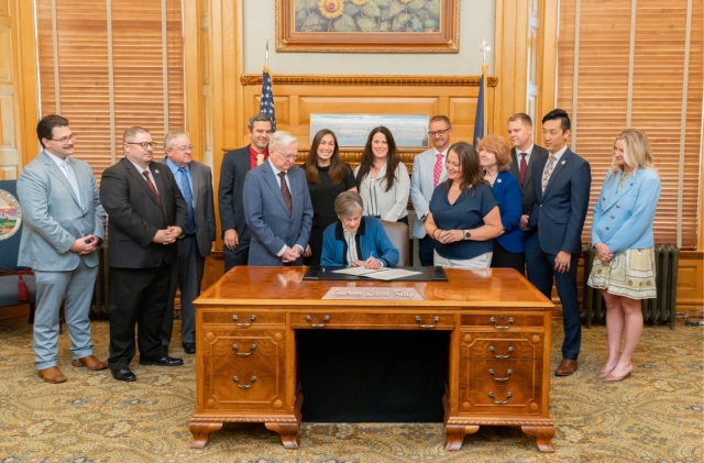 Kansas governor signs bill 
