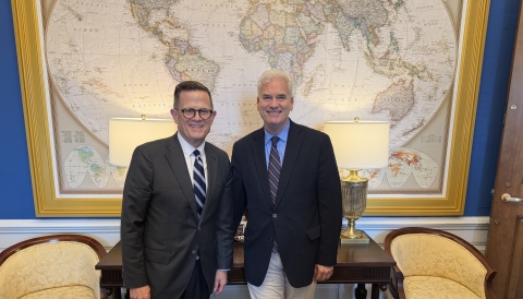 Rep. Tom Emmer and Scott Simpson