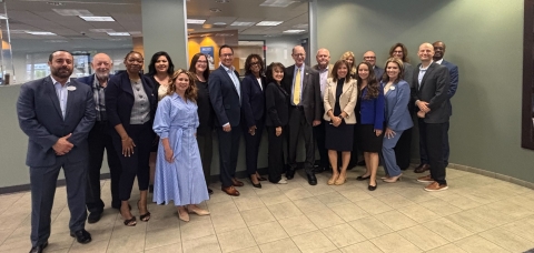 Rep Brad Sherman and group
